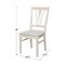 Whitewood Industries Set of 2 Fanback Chair s, Unfinished C-918P - alternate 5